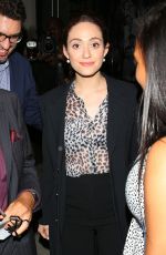 EMMY ROSSUM Leaves Catch LA in West Hollywood 11/16/2016