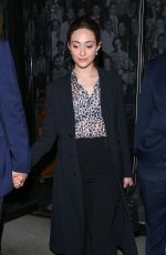 EMMY ROSSUM Leaves Catch LA in West Hollywood 11/16/2016