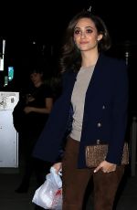 EMMY ROSSUM Night Out in Beverly Hills 11/09/2016