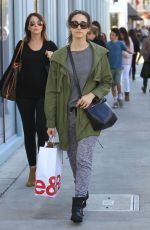 EMMY ROSSUM Shopping at Crate & Barrel in Beverly Hills 11/22/2016