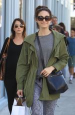 EMMY ROSSUM Shopping at Crate & Barrel in Beverly Hills 11/22/2016