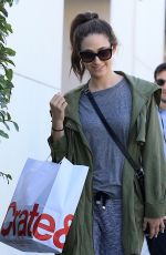 EMMY ROSSUM Shopping at Crate & Barrel in Beverly Hills 11/22/2016