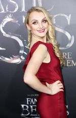 EVANNA LYNCH at ‘Fantastic Beast and Where to Find Them’ Photocall in New York 11/06/2016