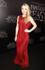 EVANNA LYNCH at ‘Fantastic Beast and Where to Find Them’ Photocall in New York 11/06/2016