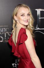 EVANNA LYNCH at ‘Fantastic Beast and Where to Find Them’ Photocall in New York 11/06/2016