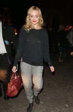 FEARNE COTTON Leaves the Royal Albert Hall in London 11/02/2016