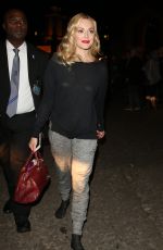FEARNE COTTON Leaves the Royal Albert Hall in London 11/02/2016