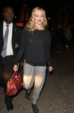 FEARNE COTTON Leaves the Royal Albert Hall in London 11/02/2016