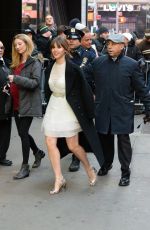 FELICITY JONES at GMA in New York 11/28/2016