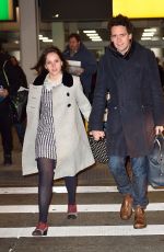 FELICITY JONES at JFK Airport in New York 11/27/2016