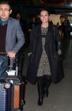 FELICITY JONES at LAX Airport in Los Angeles 11/24/2016
