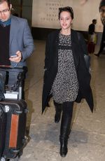 FELICITY JONES at LAX Airport in Los Angeles 11/24/2016