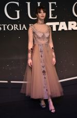 FELICITY JONES at Rogue One: A Star Wars Story Fan Event in Mexico City 11/22/2016