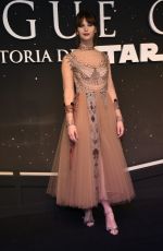 FELICITY JONES at Rogue One: A Star Wars Story Fan Event in Mexico City 11/22/2016