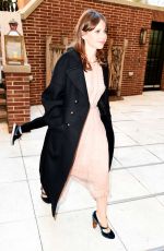 FELICITY JONES Out and About in New York 11/28/2016