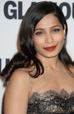 FREIDA PINTO at Glamour Women of the Year Awards in Los Angeles 11/14/2016