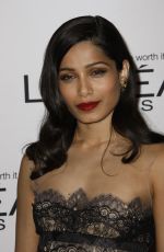 FREIDA PINTO at Glamour Women of the Year Awards in Los Angeles 11/14/2016