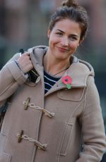 GEMMA ATKINSON Leaves Key 103 Radio Station in Manchester 11/11/2016