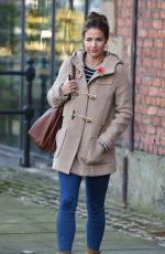 GEMMA ATKINSON Leaves Key 103 Radio Station in Manchester 11/11/2016