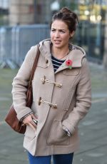 GEMMA ATKINSON Leaves Key 103 Radio Station in Manchester 11/11/2016