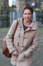 GEMMA ATKINSON Leaves Key 103 Radio Station in Manchester 11/11/2016