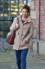 GEMMA ATKINSON Leaves Key 103 Radio Station in Manchester 11/11/2016