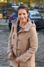 GEMMA ATKINSON Leaves Key 103 Radio Station in Manchester 11/11/2016