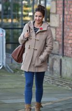 GEMMA ATKINSON Leaves Key 103 Radio Station in Manchester 11/11/2016