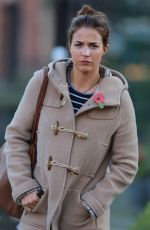 GEMMA ATKINSON Leaves Key 103 Radio Station in Manchester 11/11/2016