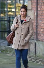 GEMMA ATKINSON Leaves Key 103 Radio Station in Manchester 11/11/2016
