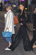 GIGI HADID Arrives at Jimmy Kimmel Live in New York 11/09/2016