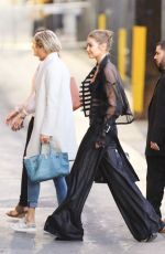 GIGI HADID Arrives at Jimmy Kimmel Live in New York 11/09/2016