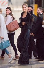GIGI HADID Arrives at Jimmy Kimmel Live in New York 11/09/2016