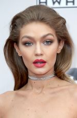 GIGI HADID at 2016 American Music Awards at The Microsoft Theater in Los Angeles 11/20/2016