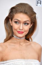 GIGI HADID at 2016 American Music Awards at The Microsoft Theater in Los Angeles 11/20/2016