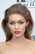 GIGI HADID at 2016 American Music Awards at The Microsoft Theater in Los Angeles 11/20/2016