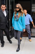 GIGI HADID Leaves Her Apartment in New York 11/02/2016
