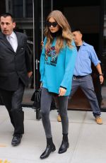 GIGI HADID Leaves Her Apartment in New York 11/02/2016
