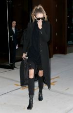 GIGI HADID Leaves Her Apartment in New York 11/12/2016