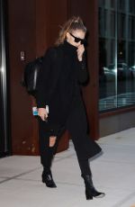 GIGI HADID Leaves Her Apartment in New York 11/12/2016