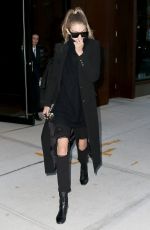GIGI HADID Leaves Her Apartment in New York 11/12/2016