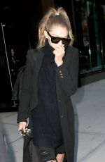 GIGI HADID Leaves Her Apartment in New York 11/12/2016