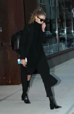 GIGI HADID Leaves Her Apartment in New York 11/12/2016