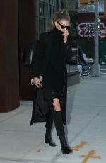 GIGI HADID Leaves Her Apartment in New York 11/12/2016