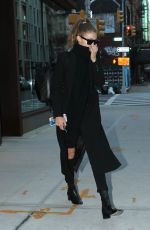 GIGI HADID Leaves Her Apartment in New York 11/12/2016