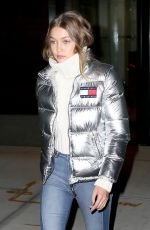 GIGI HADID Leaves Her Hotel in New York 11/01/2016