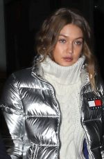 GIGI HADID Leaves Her Hotel in New York 11/01/2016