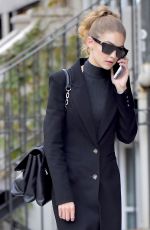 GIGI HADID Out and About in New York 10/31/2016