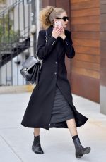 GIGI HADID Out and About in New York 10/31/2016