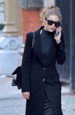 GIGI HADID Out and About in New York 10/31/2016